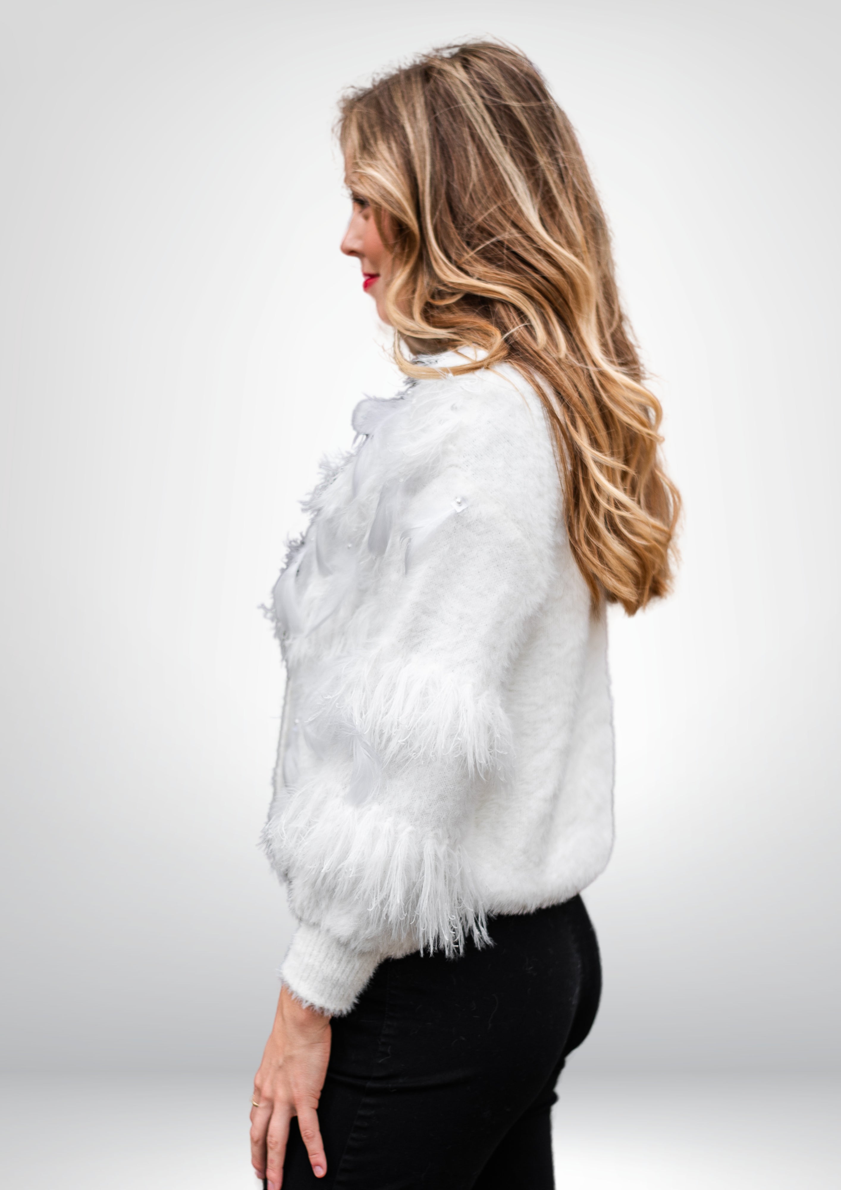 Roxanne Soft Cardi Snow