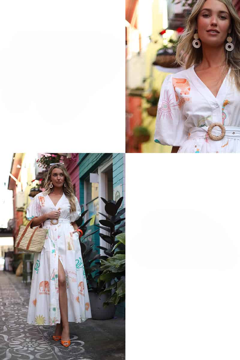 Sardinia Dress | White