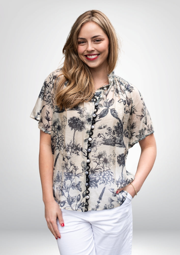 Idora Blouse | Black