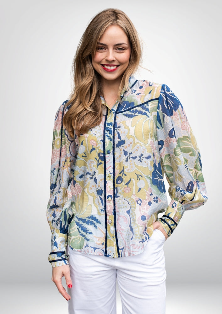 Venice Blouse | Seagrass