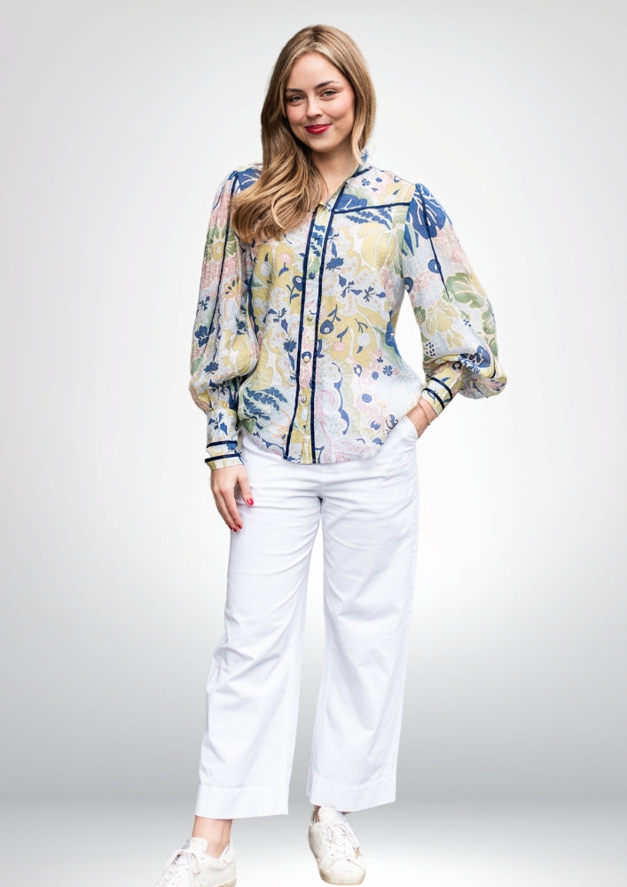 Venice Blouse | Seagrass