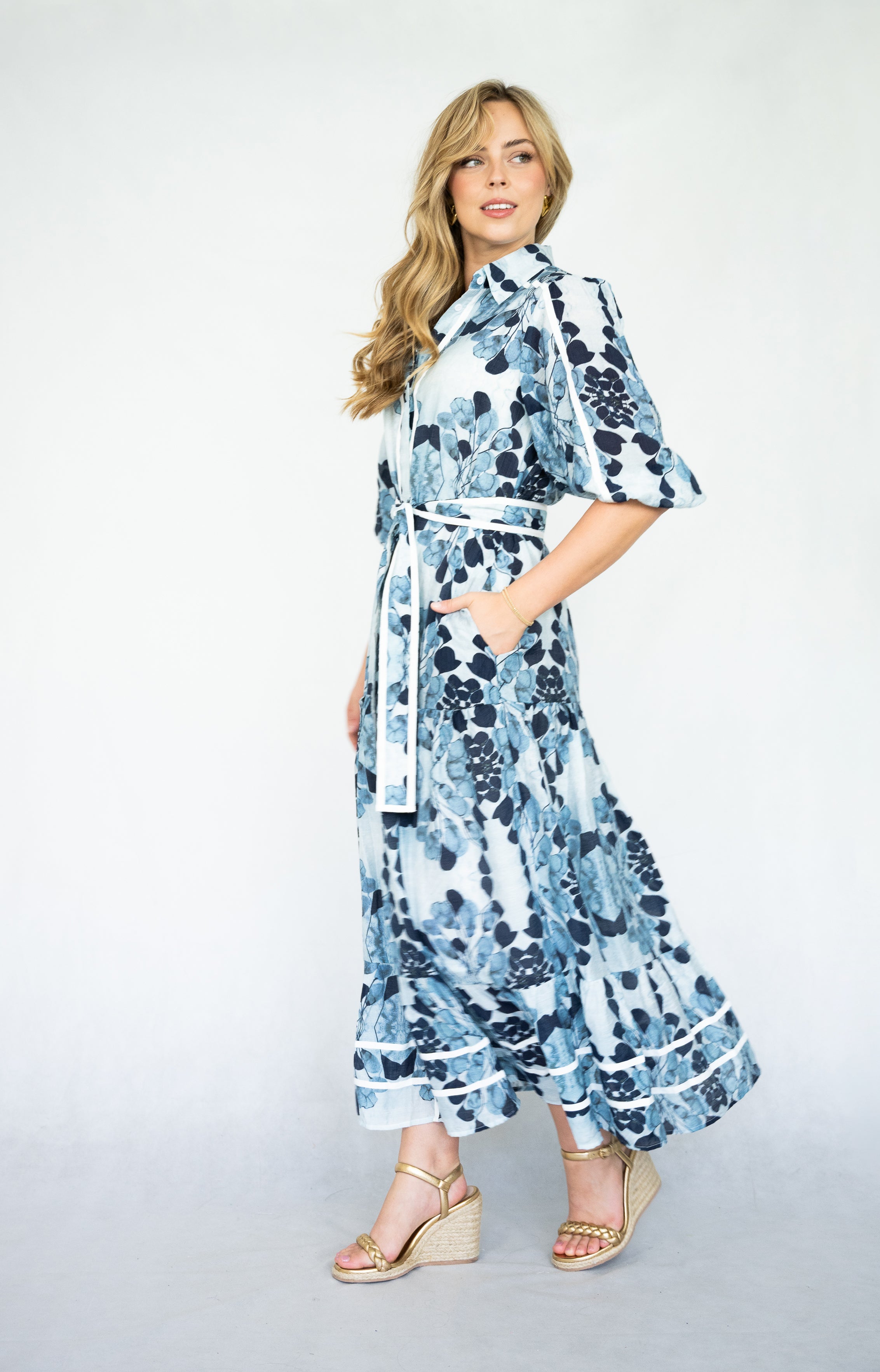 Abby Dress  | Blue