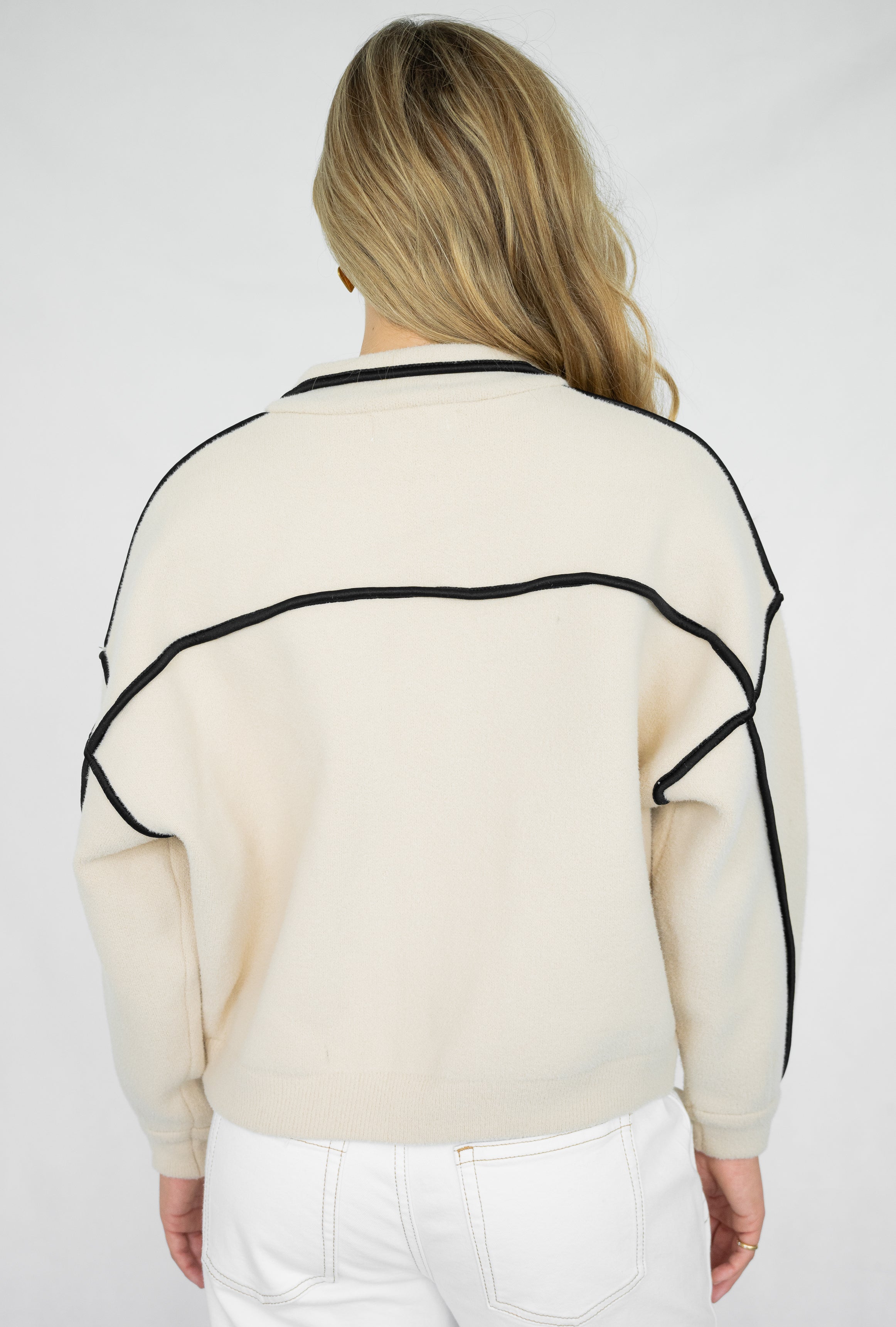 Aspen Jacket | Beige - Blk