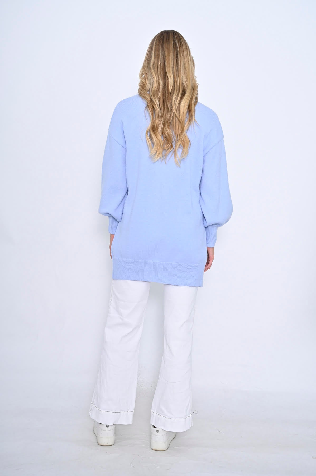Daisy Love Knit Cardi | Blue