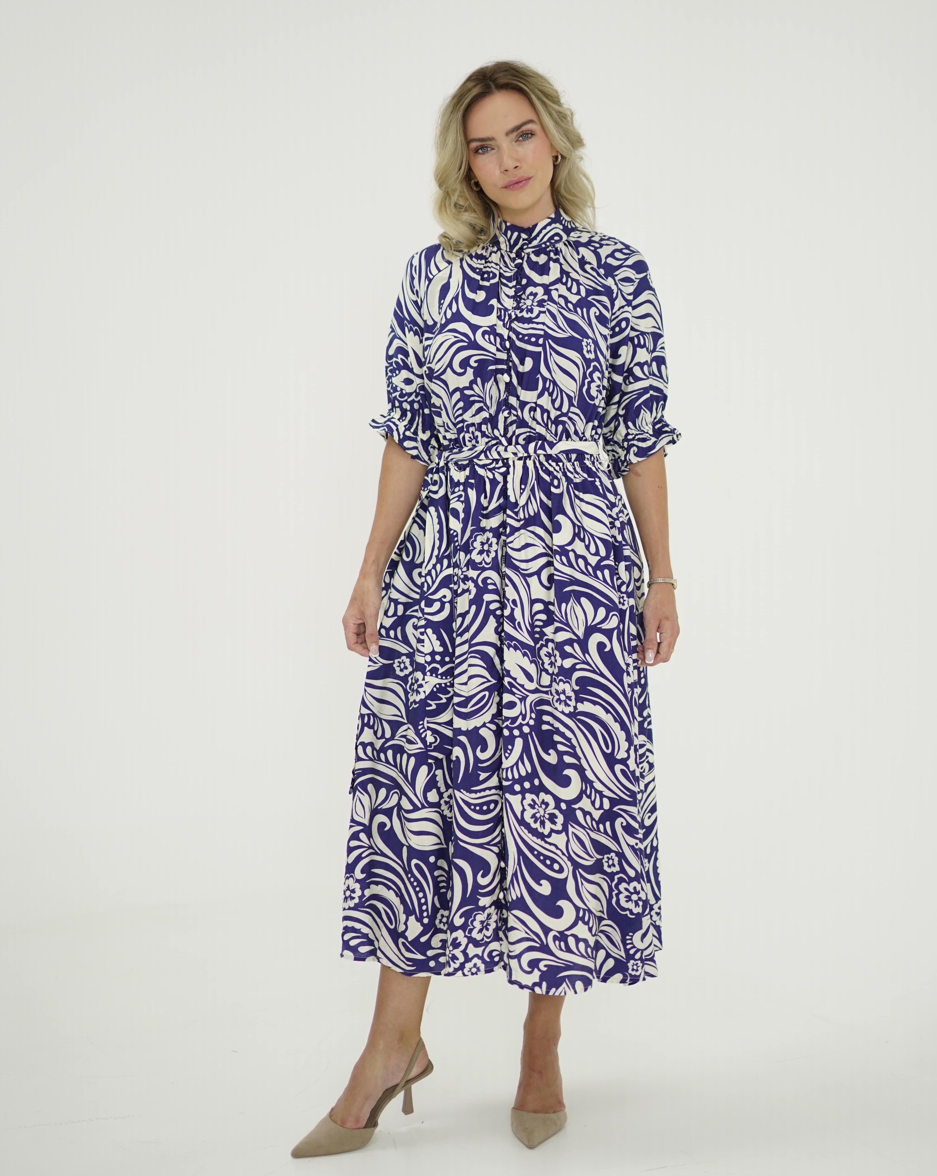 Christina Dress | Blue