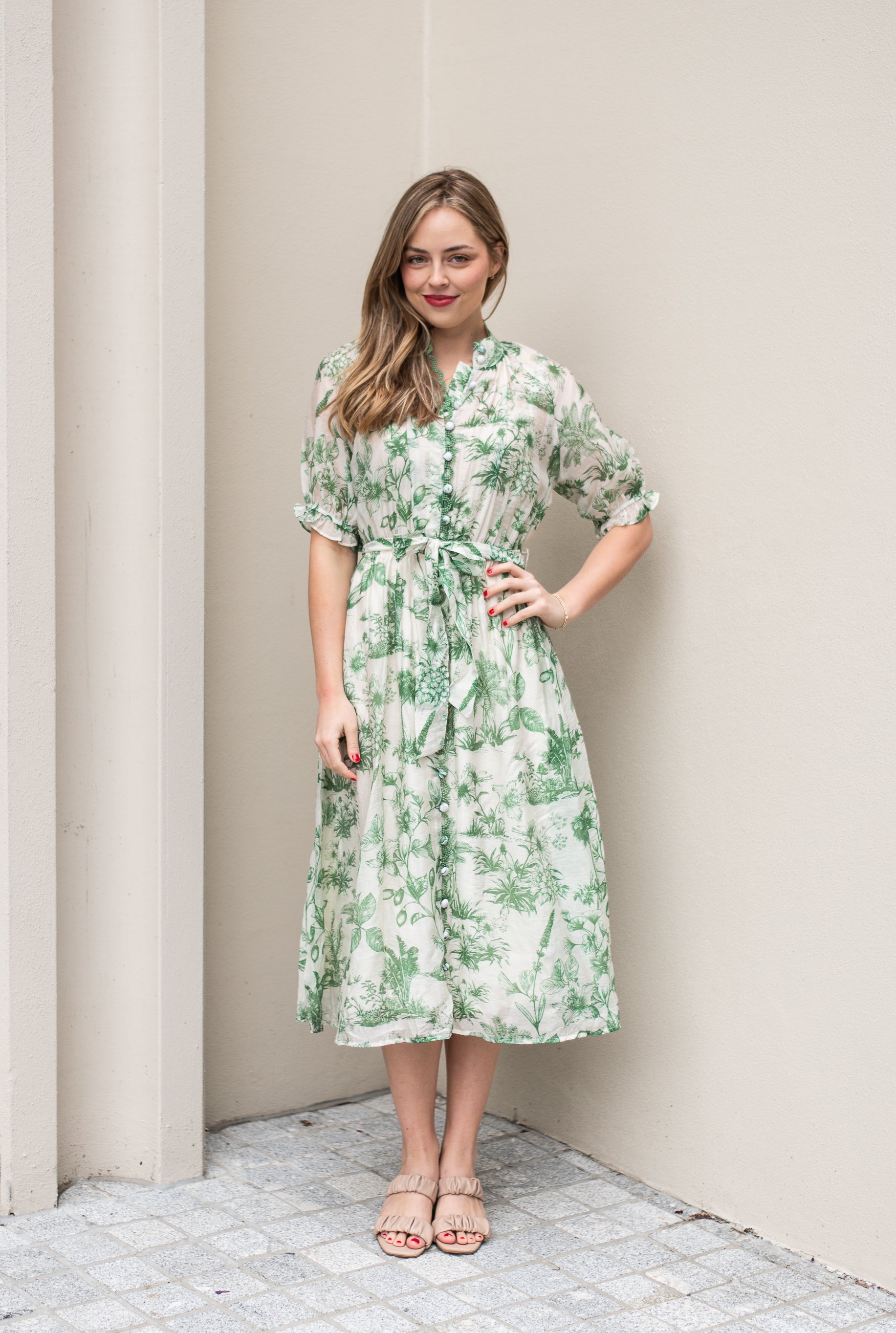 Idora Dress | Green