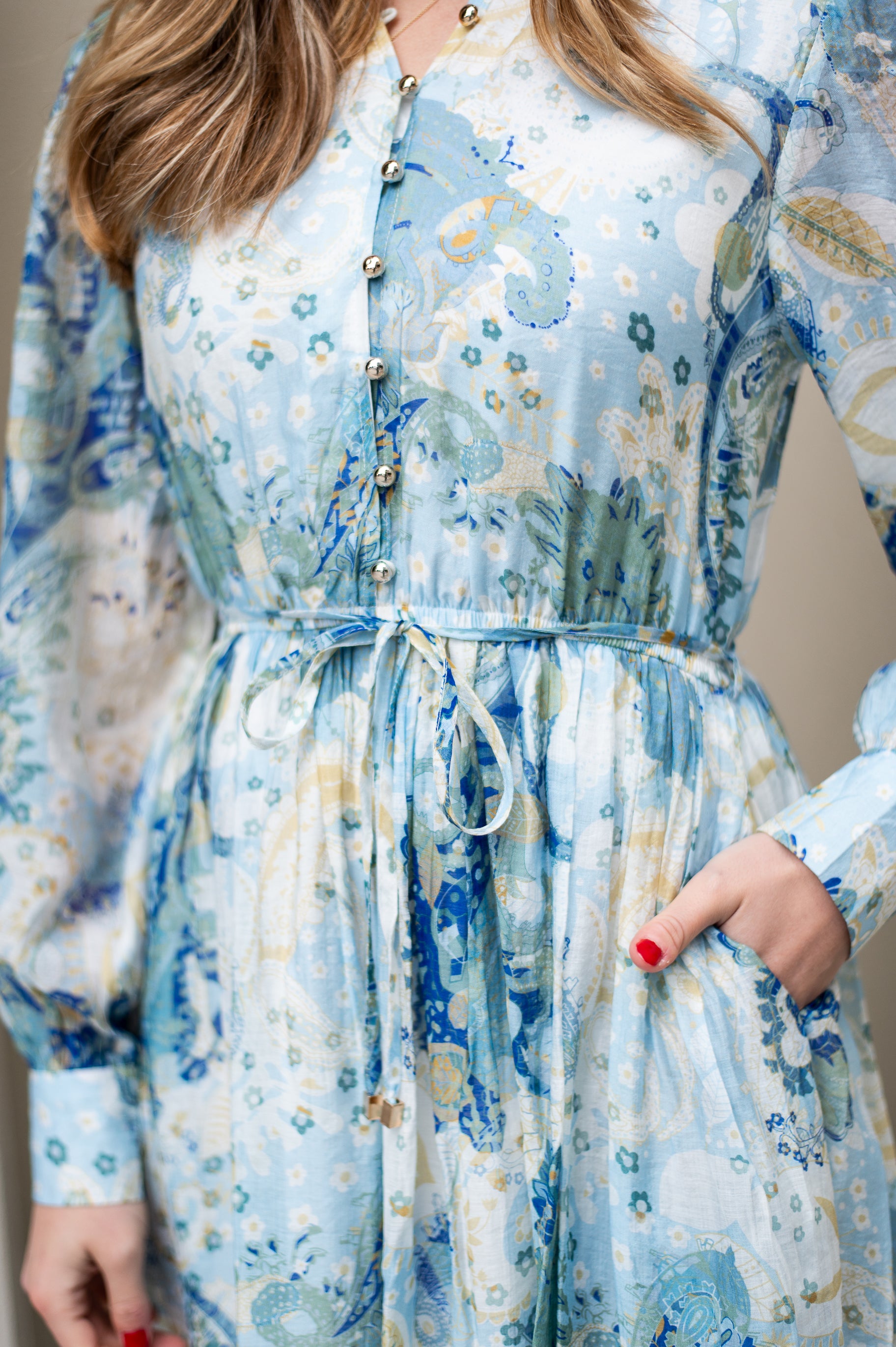 Myka Dress | Seagrass