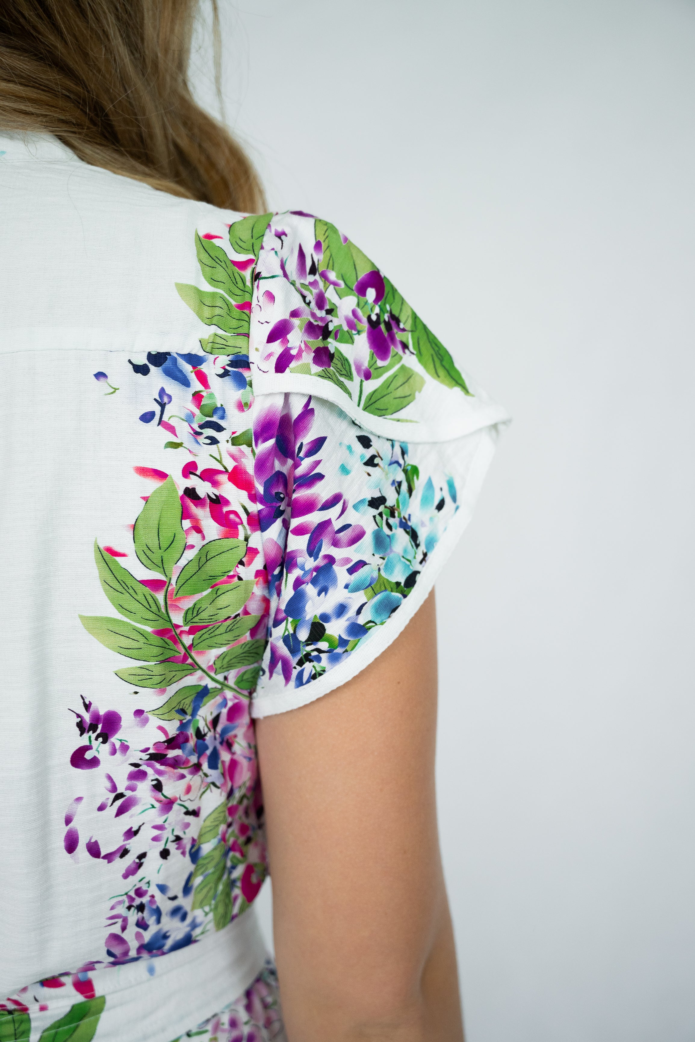 Elsa Dress | White Floral