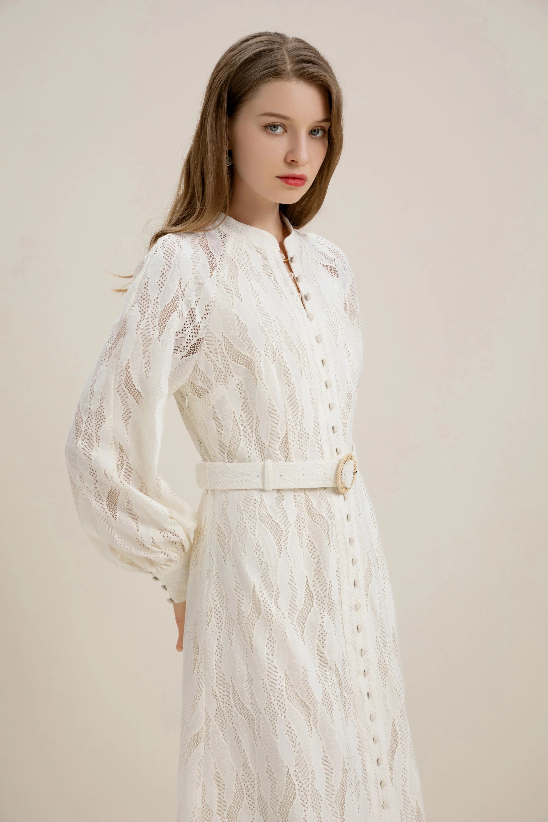 GDS Dahlia Dress | Winter White