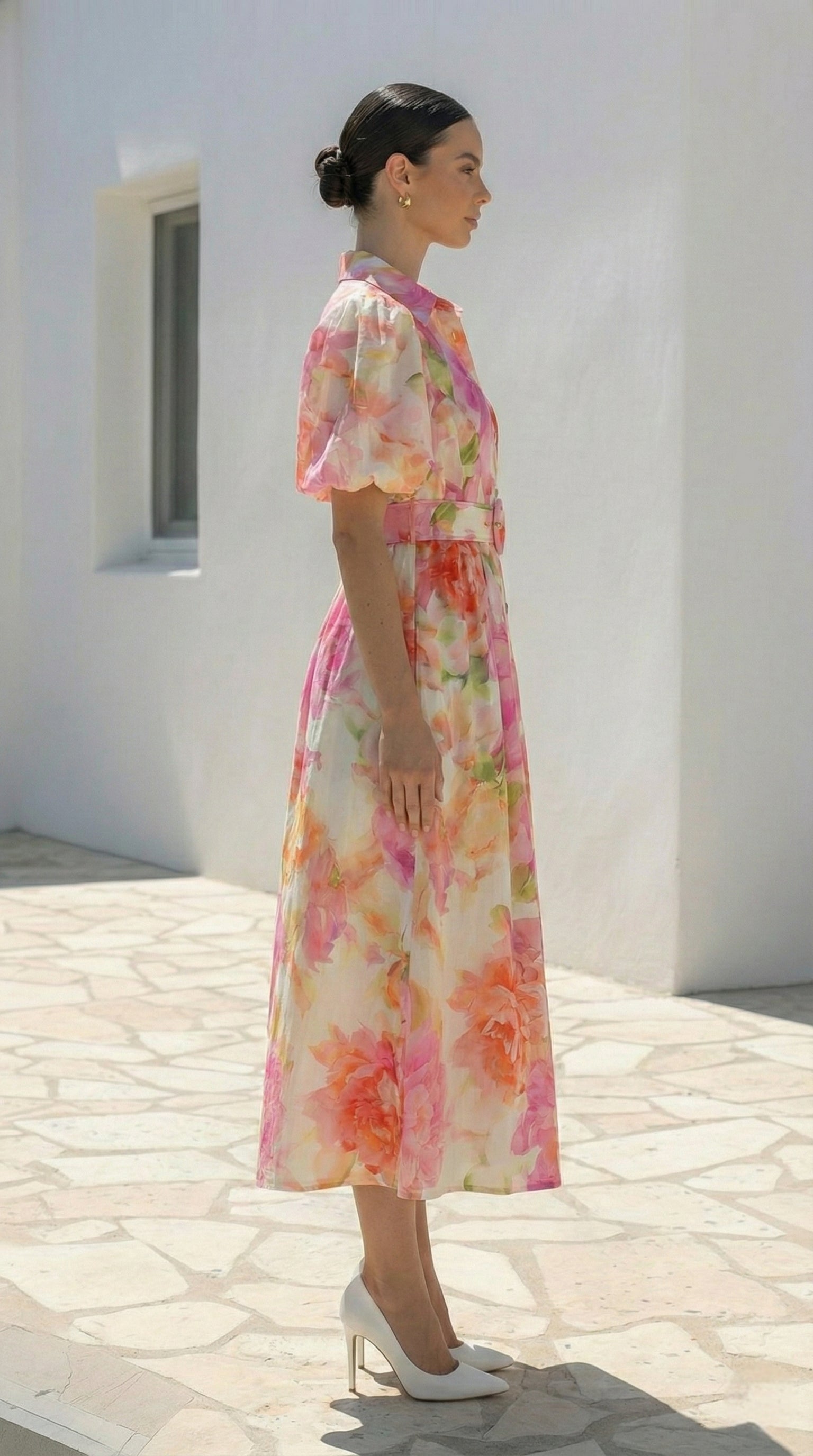 Charlotte Dress | Pink Floral