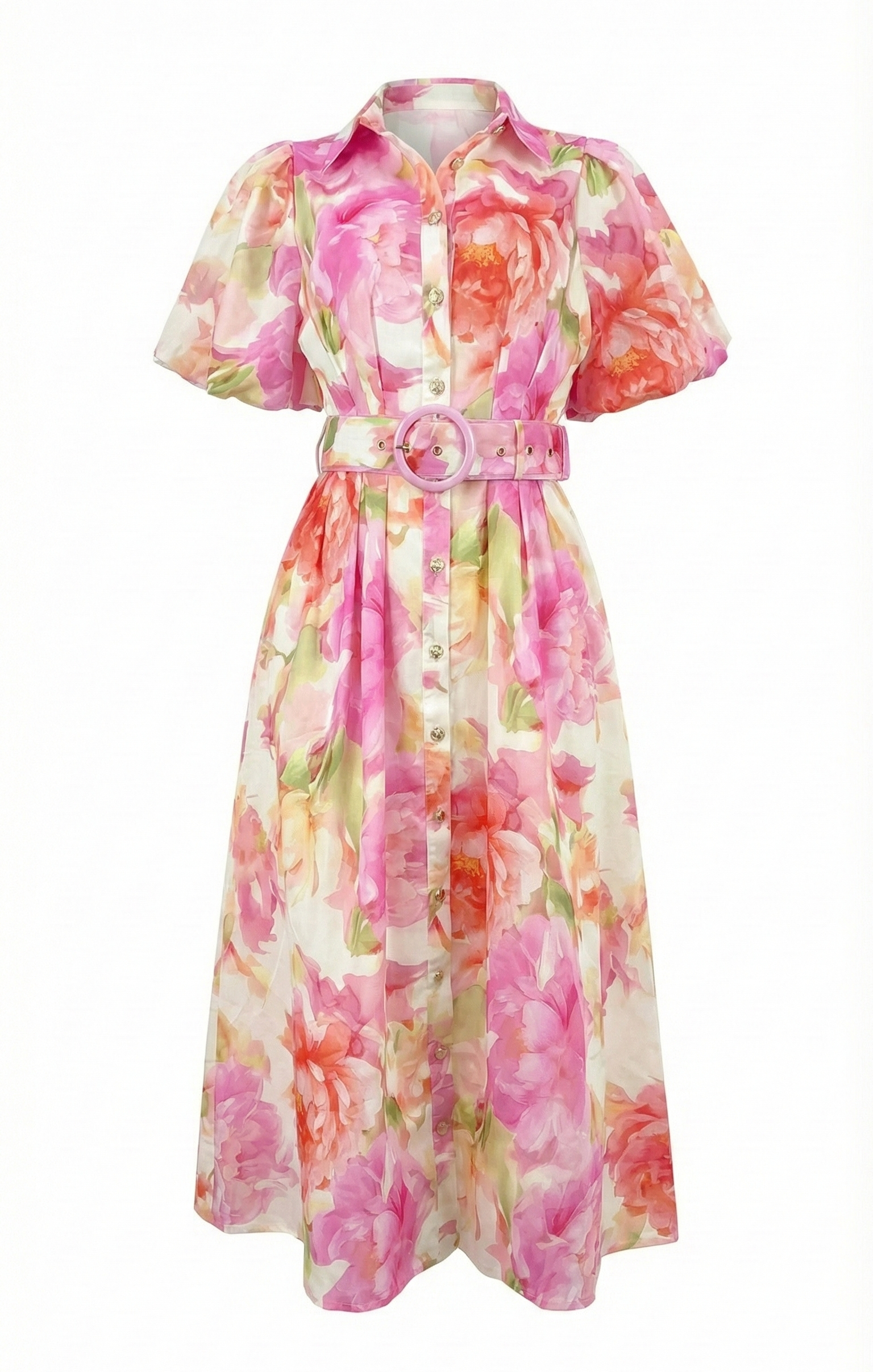 Charlotte Dress | Pink Floral
