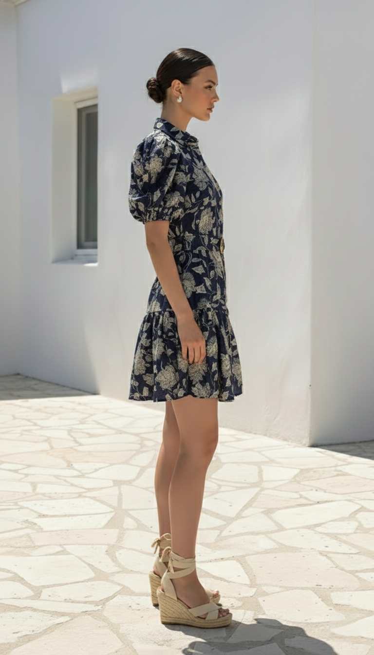 Loretta Dress | Navy