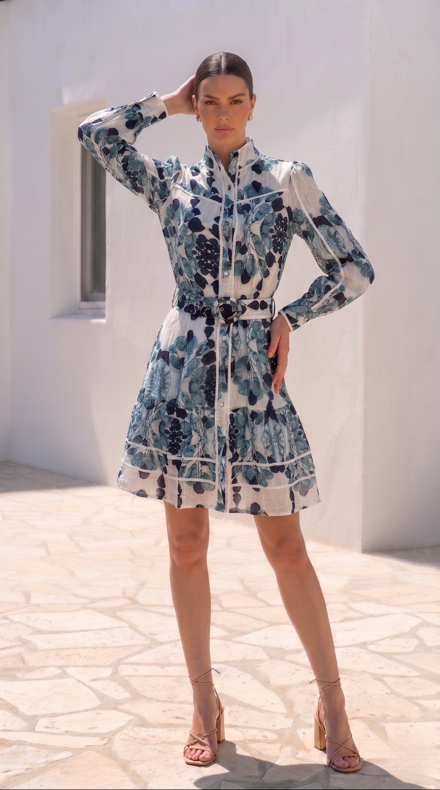 Evie Short Dress | Navy Blue