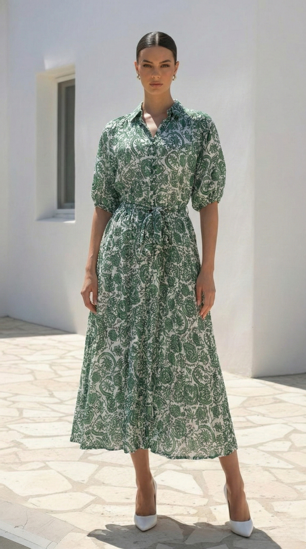 Vera Dress | Green