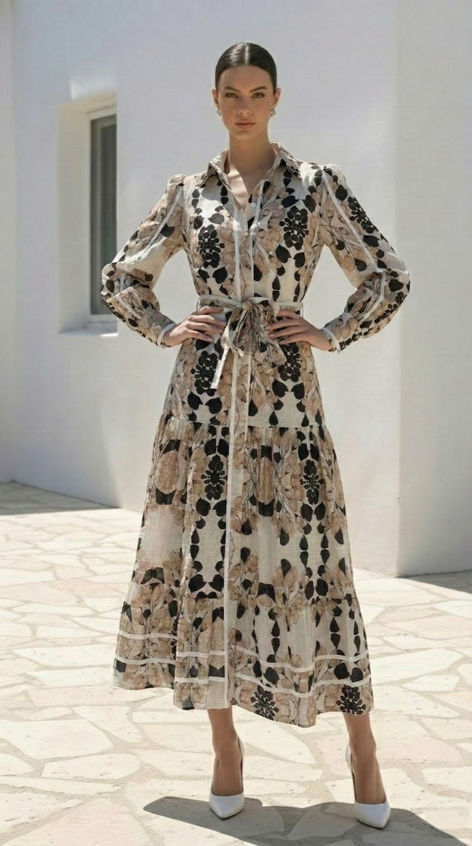 Eloise Dress | Beige