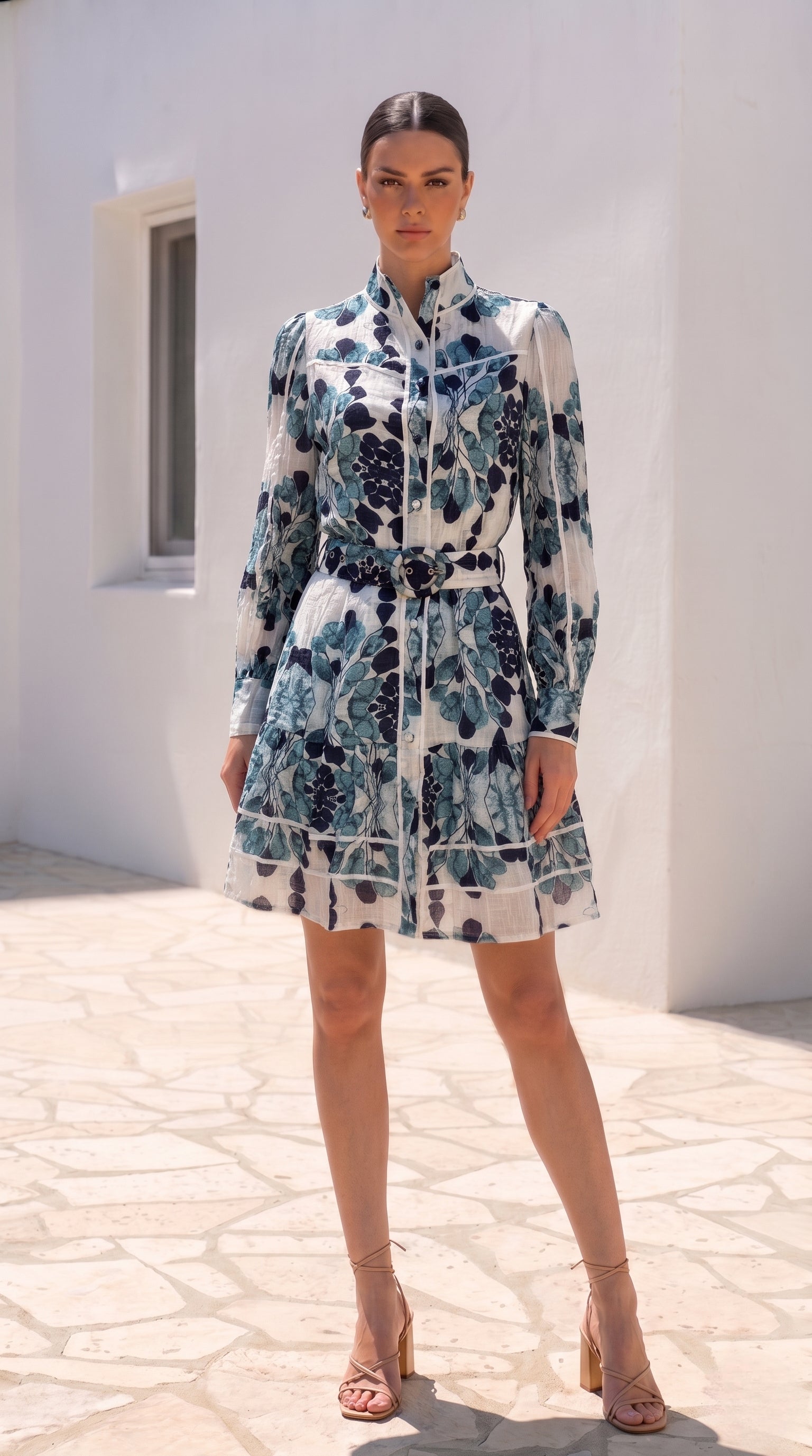 Evie Short Dress | Navy Blue