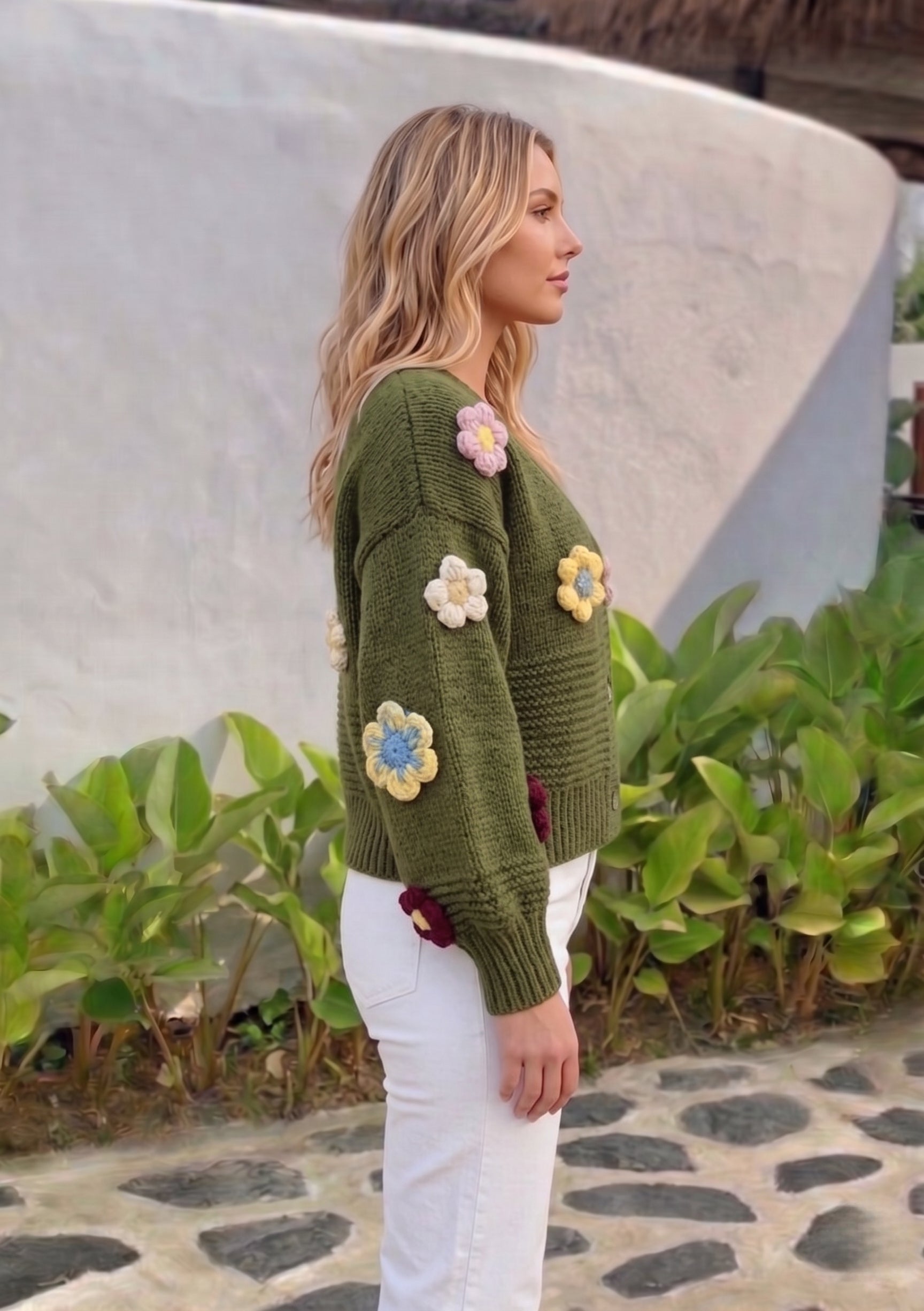 Holly Daisy Cardi | Green
