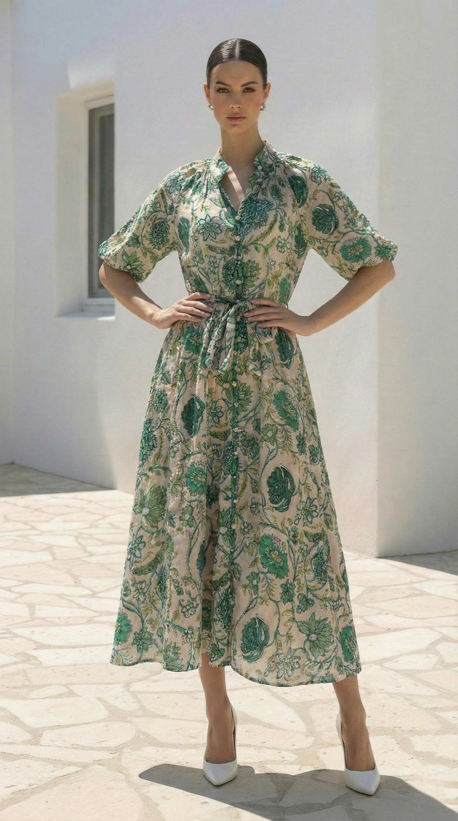 Elaine Dress | Green