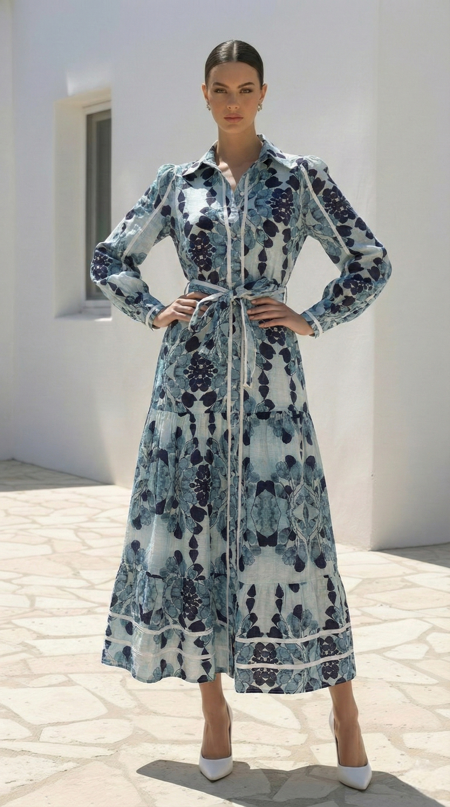 Eloise Dress | Navy Blue