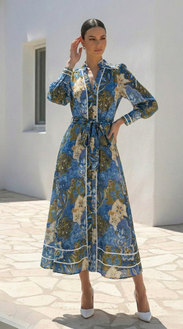 Jules Dress | Blue