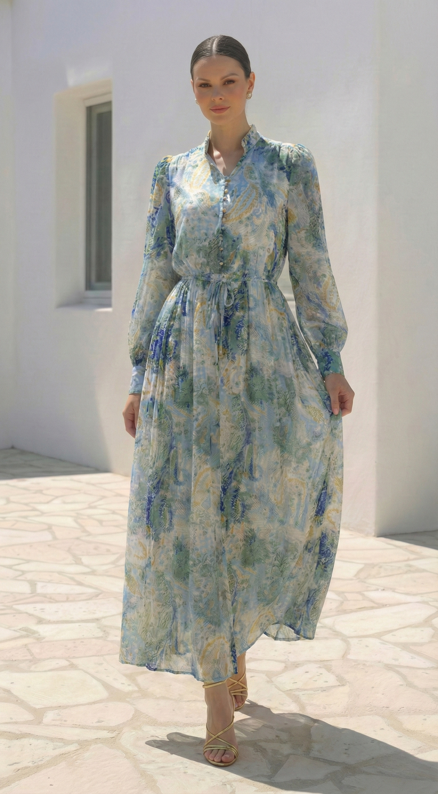 Myka Dress | Seagrass