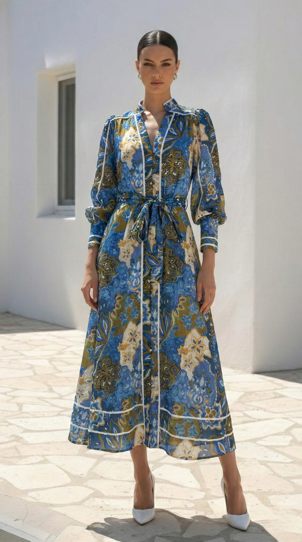 Jules Dress | Blue