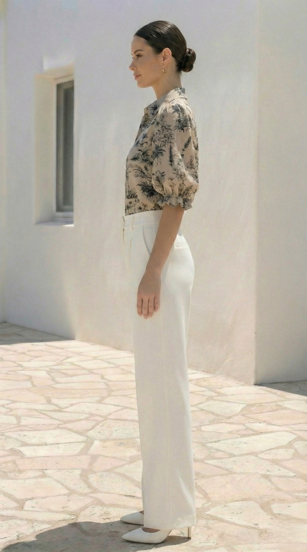 Colette Blouse | Blk-Crm