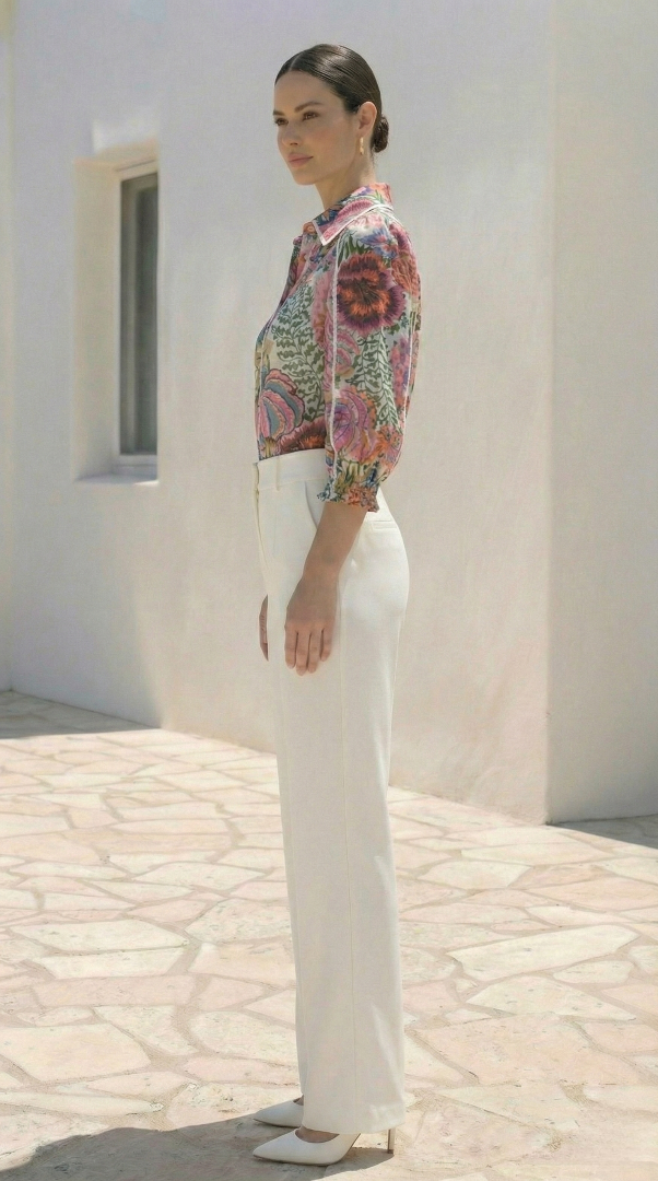 Nina Shirt | Pink Floral