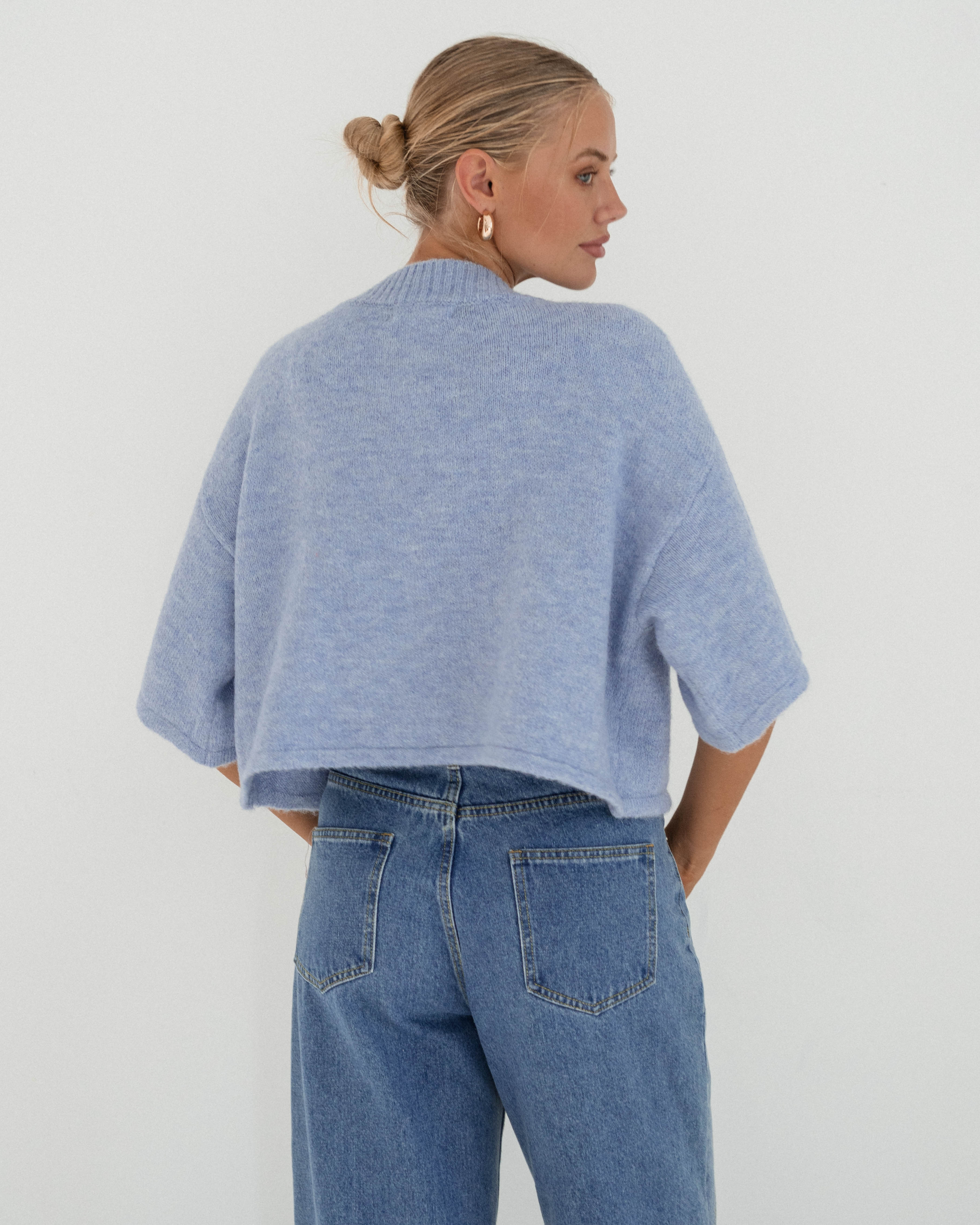 Mia Knit Cardigan | Blue