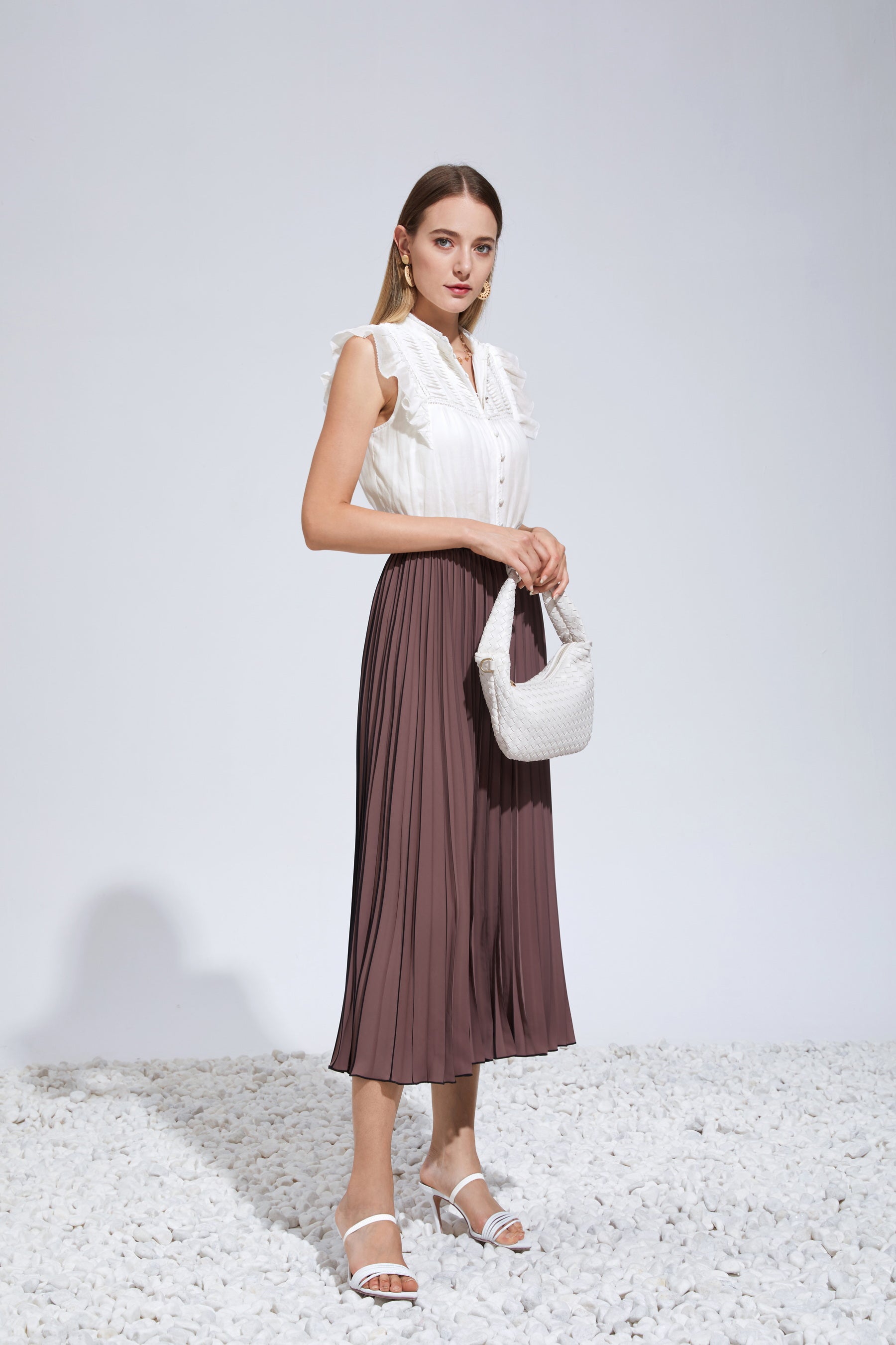 GDS Rochelle Linen Blouse | White Catch ESS22 GDS L M S WHITE XL XS