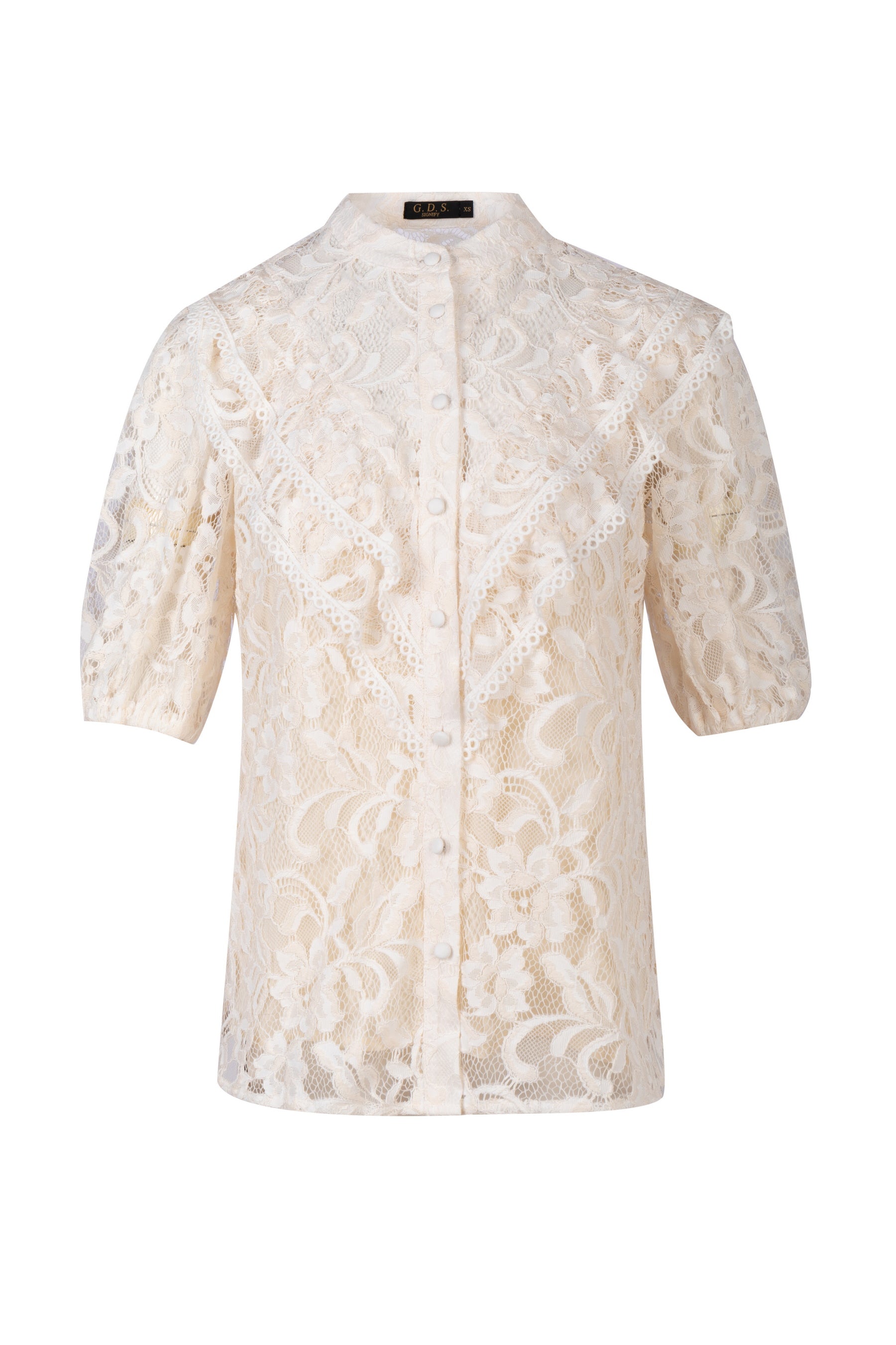 GDS Dolores Lace Blouse | White BLOUSES Catch GDS L M S SALE WHITE XL XS