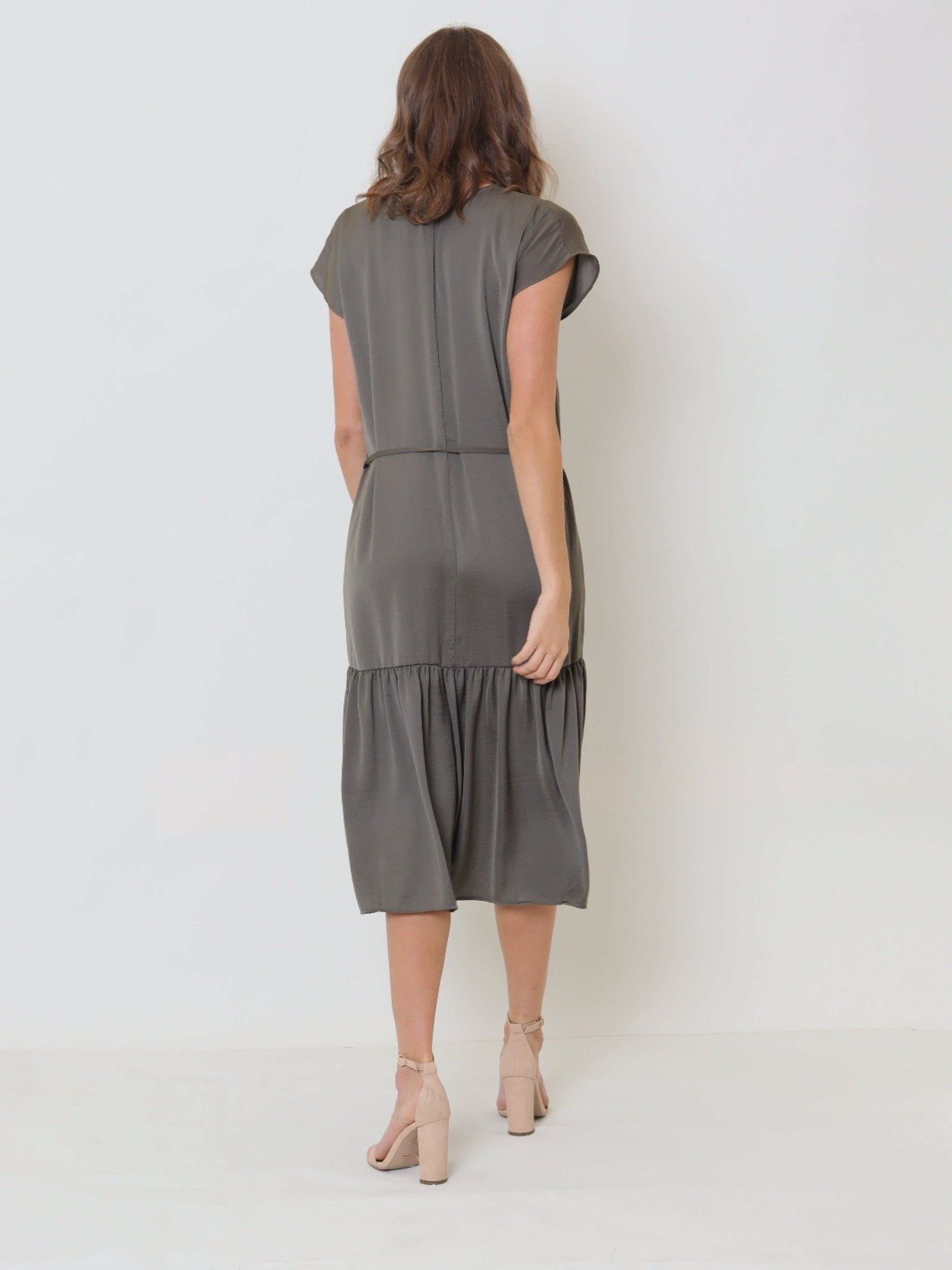 GDS Olearia Dress | Khaki DRESSES ESS22 GDS KHAKI L M S SALE 40 % XS