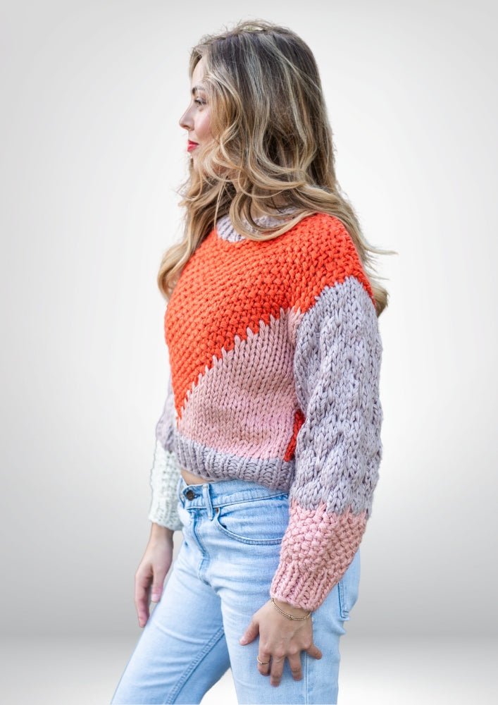 Hyams Handmade Jumper |  Orange