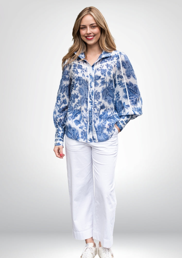Camille Blouse | Blue