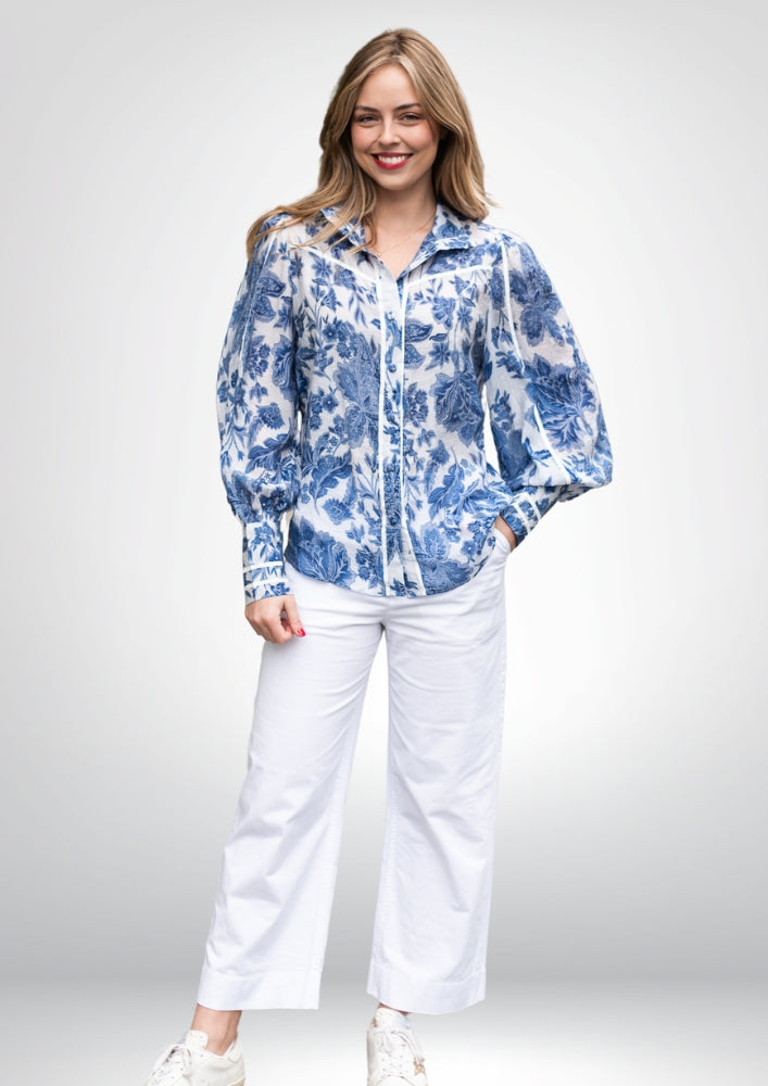 Camille Blouse | Blue