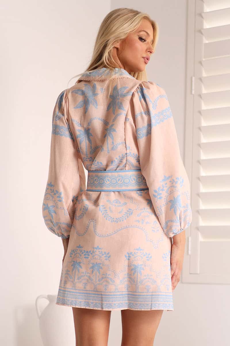 Lydia Short Dress | Blue