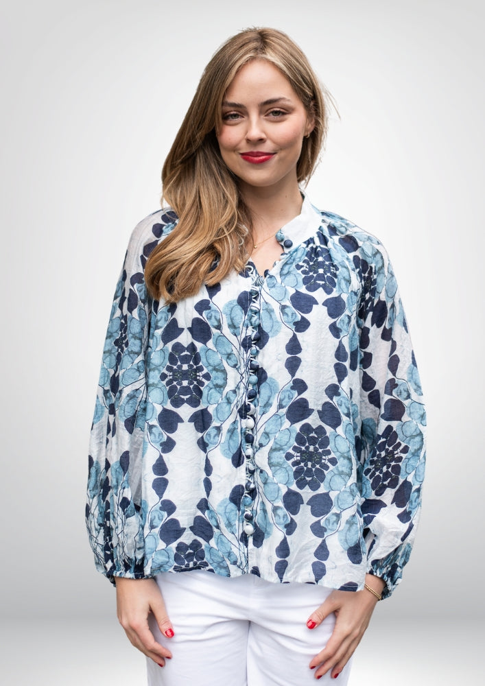 Stella Blouse  | Blue