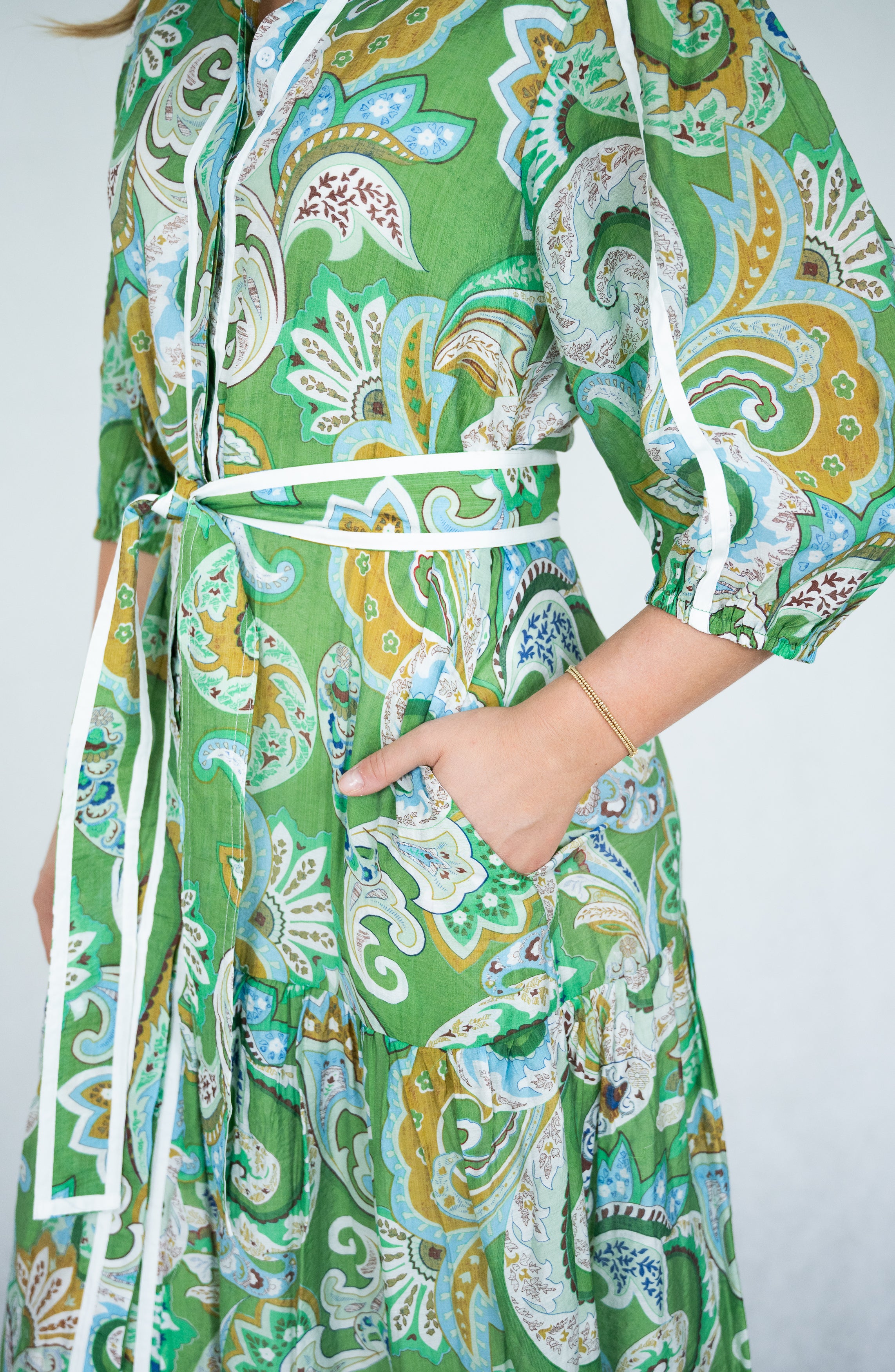 Adeline Dress  | Green