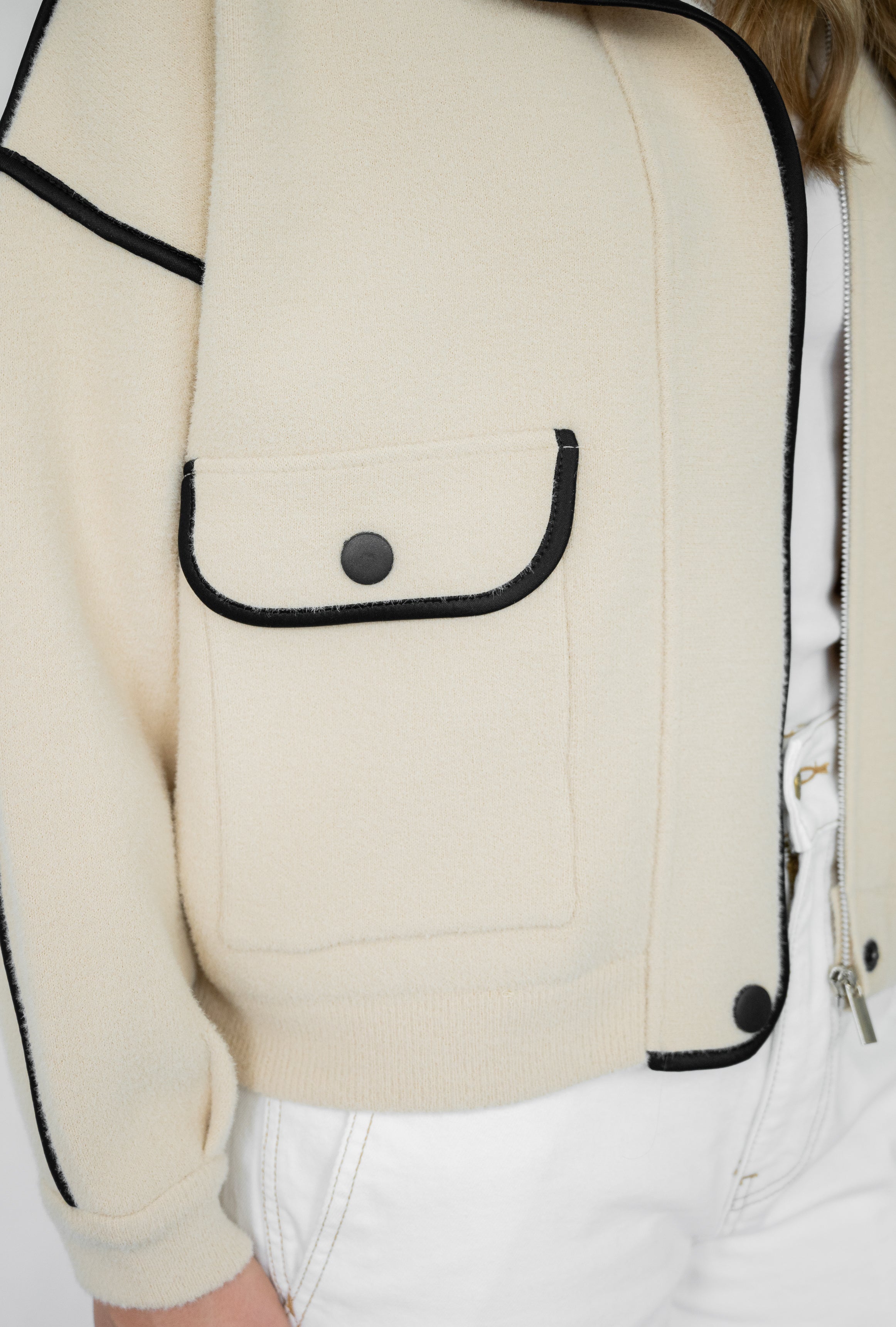 Aspen Jacket  | Beige - Blk