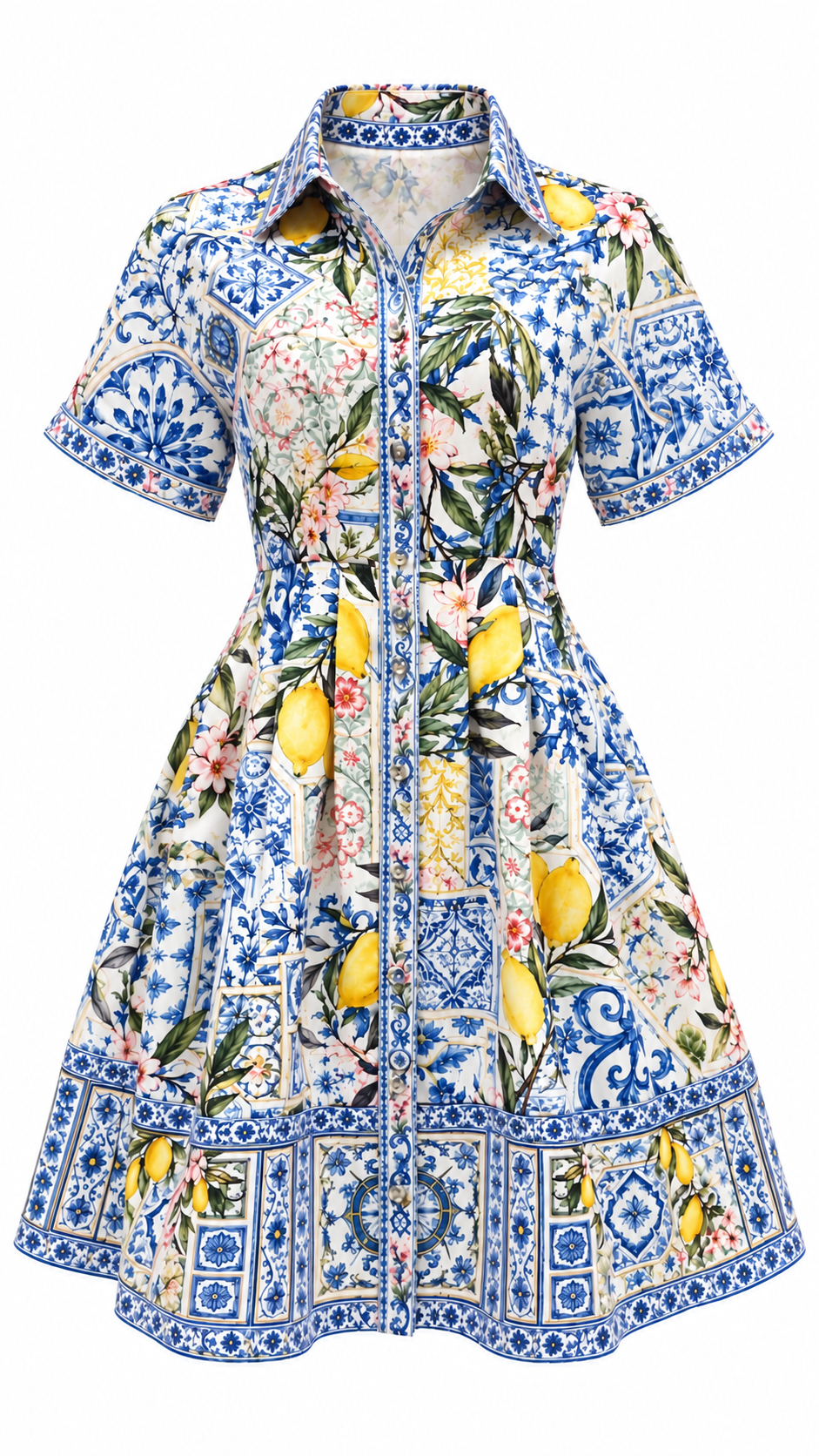 Capri Short Dress  | Blue