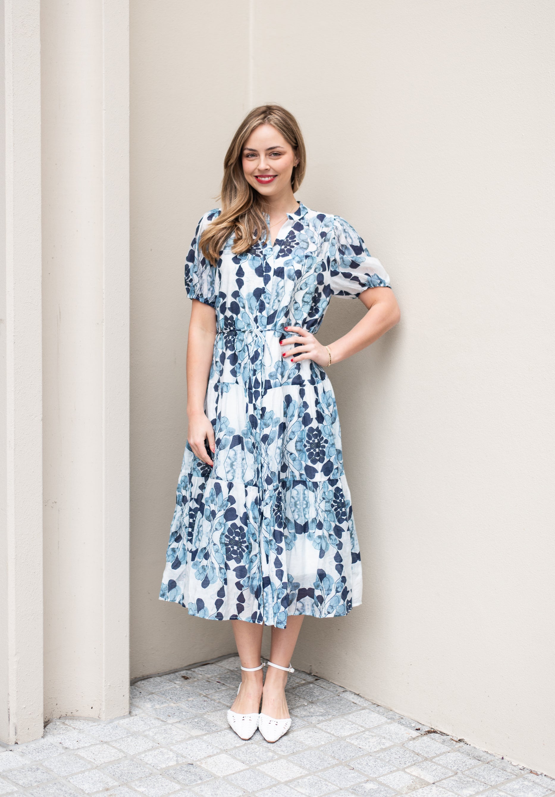 Isabella Dress | Blue
