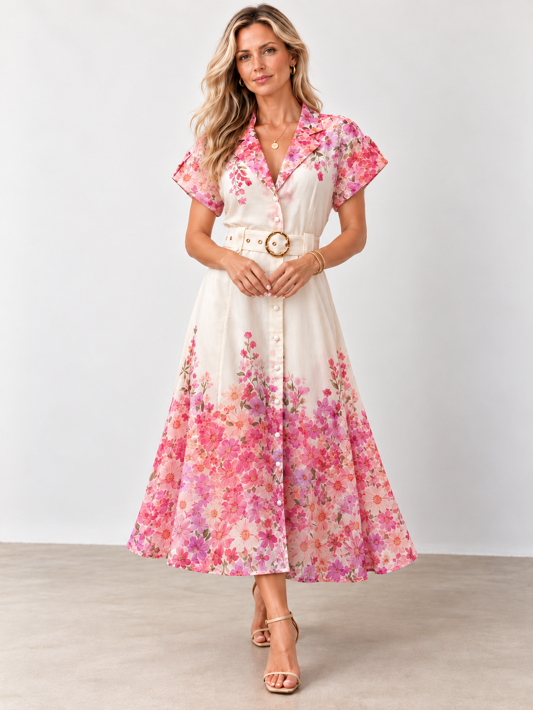 Willow Dress | Pink Floral