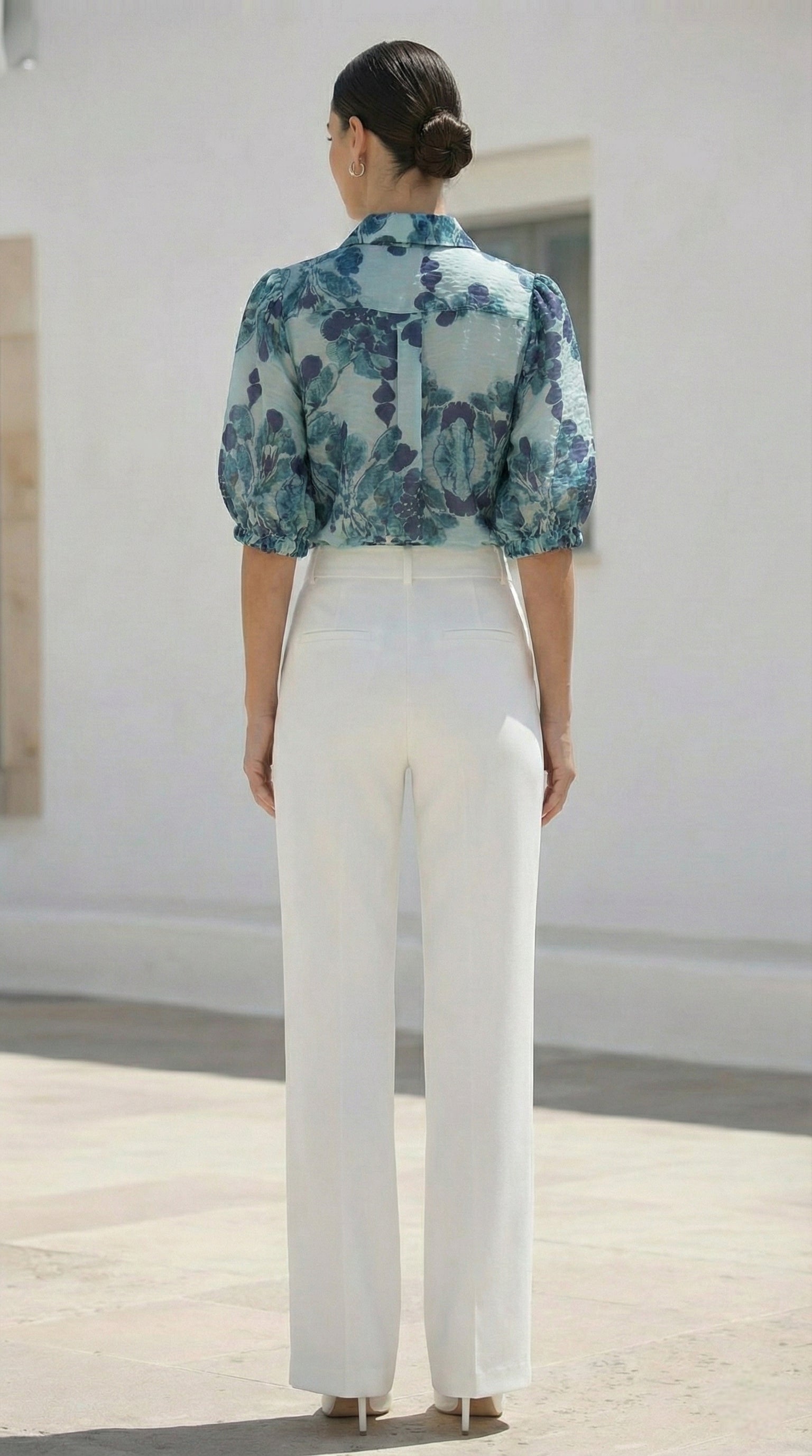 Elizabeth  Blouse |  Blue