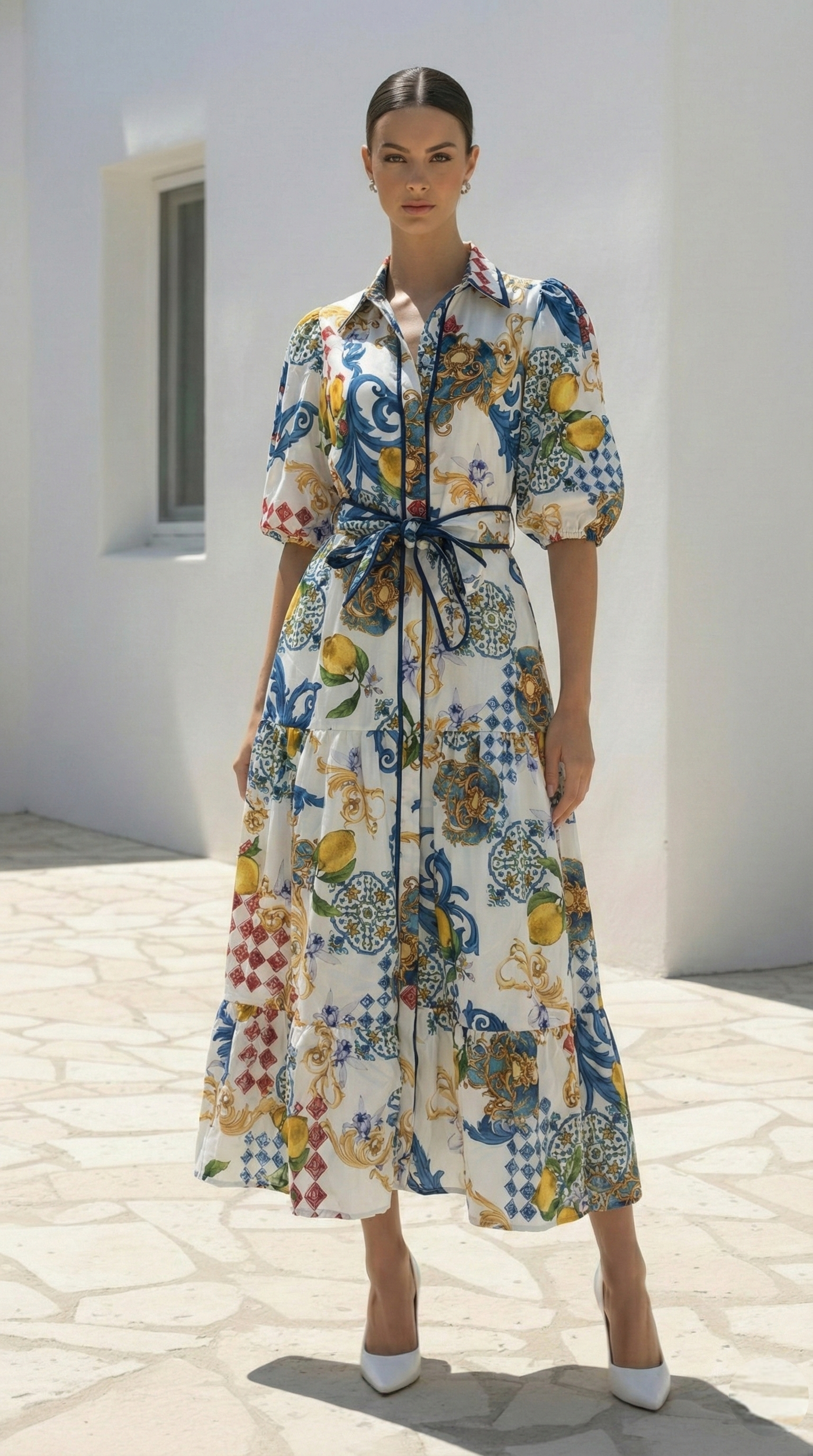 Valentina  Long Dress   | Multi