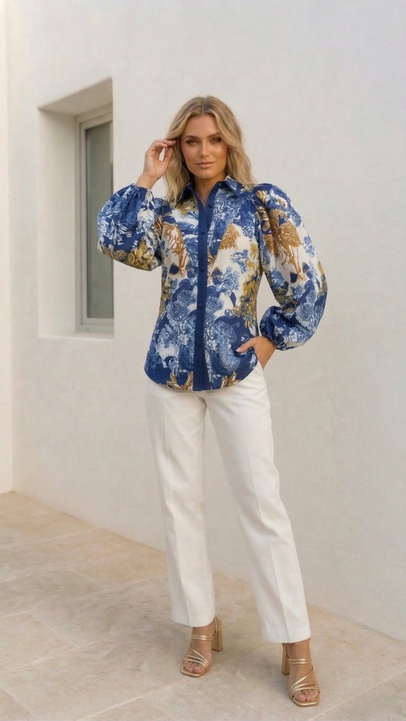 Miranda Shirt | Navy