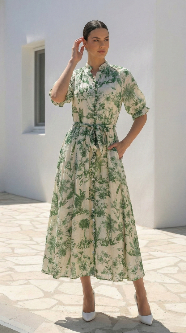 Idora  Dress  | Green