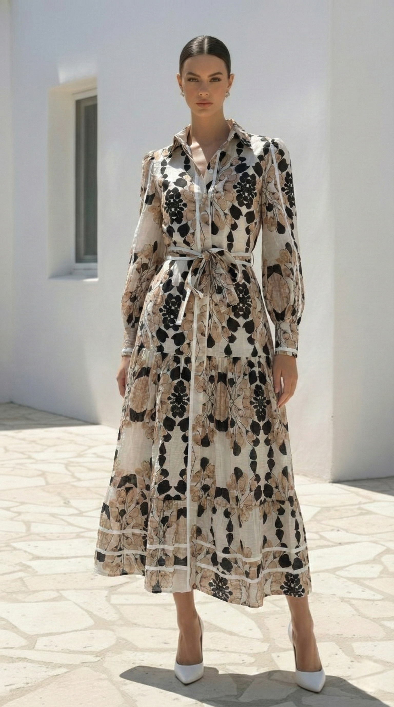 Eloise Dress | Beige