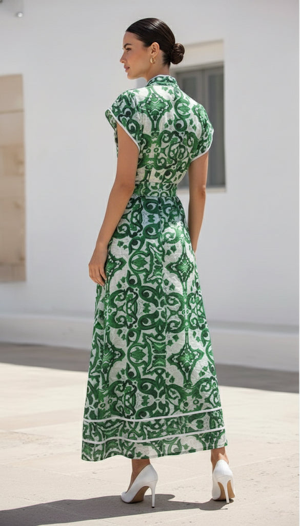 Estelle Dress  | Green