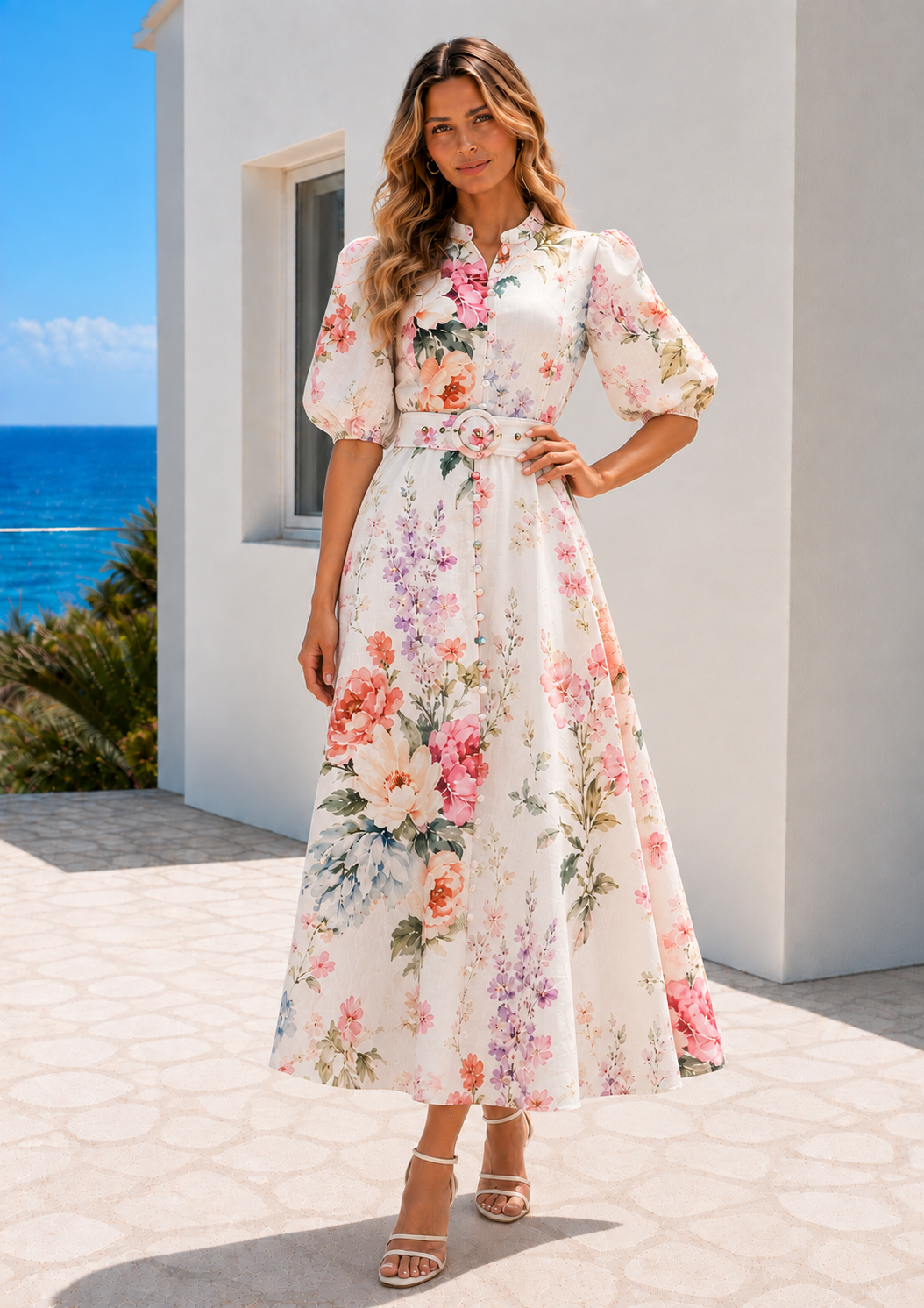 Isla Dress | Multi Floral