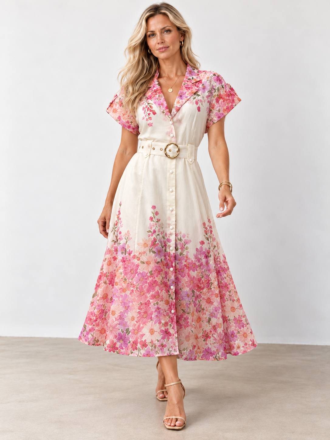 Willow Dress | Pink Floral